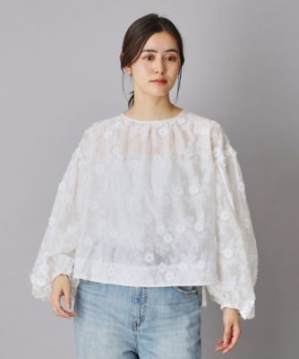 シアーエンブロイダリーブラウス（2002586080