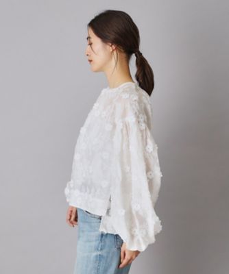 美品♡ルネ　エンブロイダリーブラウス　定価38,500円　日本製　アナイ　ヨリ エンブロイダリーブラウス（2002586080） | DRESSTERIOR