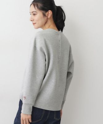 ＜Dessin (Women)＞【洗える】バックヘンリーソフトボンディングカットソー（２００２５８６１１０）