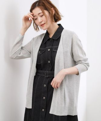 接触冷感／UVカットetc】ベーシックロングカーディガン