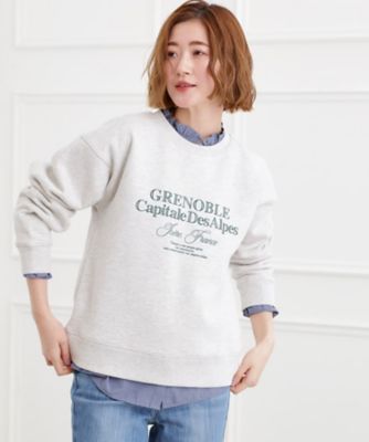 プレッピーロゴ裏起毛スウェット（2002586214） | GROVE