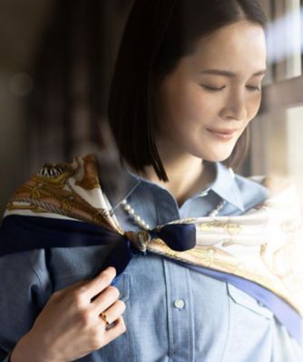 ＜Reflect (Women)＞大判スクエアスカーフ（２００２５８６２２３）