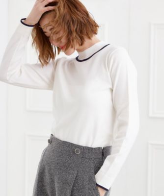 AIR TWIST WOOL TOP | BORDERS at BALCONY (Women