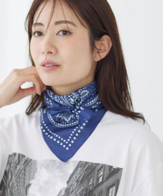 ペイズリーバンダナ柄スカーフ（2002586229） | Reflect