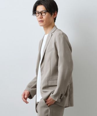 【NATURAL】リネン テーラード ジャケット 軽量リネンテーラードジャケット