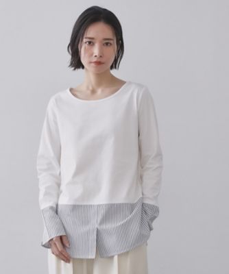 シャツドッキングカットソー【洗濯機OK】（2002586236