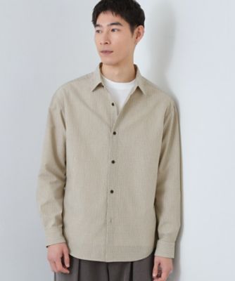 爽やかで好印象】サッカーストライプシャツ 洗濯機OK