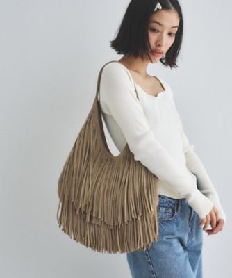 ＜CODE A (Women)＞ＭＯＦＩＯＲＡ｜ＬＵＮＡ　ＬＡＲＧＥ　ｆｒｉｎｇｅ（２００２５８６６７１）