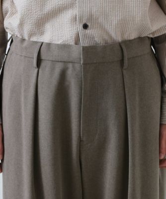 半歩先のオシャレ】バレルレッグ パンツ 洗濯機OK