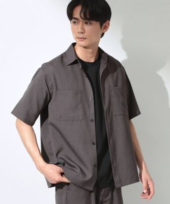 LITE TEX ダブルフラップ半袖シャツ 接触冷感／吸水速乾／UV