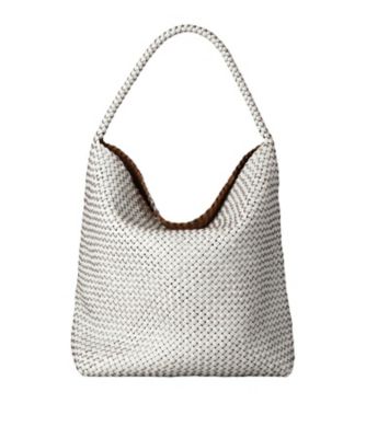 HIROFU (Women)/ヒロフ 【ブレッツァバッファロー】レザーメッシュショルダーバッグ　Ｌ　本革　ステッチ（商品番号：Ｐ２５－３０６２０）（２００２５８６８４７）