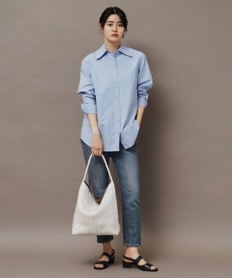 ブレッツァバッファロー】レザーメッシュショルダーバッグ L 本革