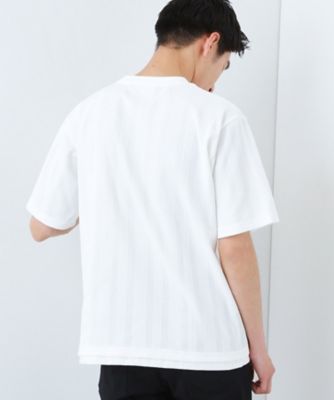 ラクして決まる！】レイヤード風半袖Tシャツ 洗濯機OK