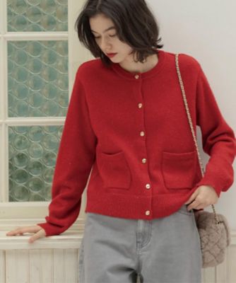 レッド系 レディースのカーディガン | 三越伊勢丹オンラインストア