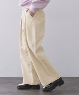 コーデュロイタックワイドパンツ【洗濯機OK】（2002588263