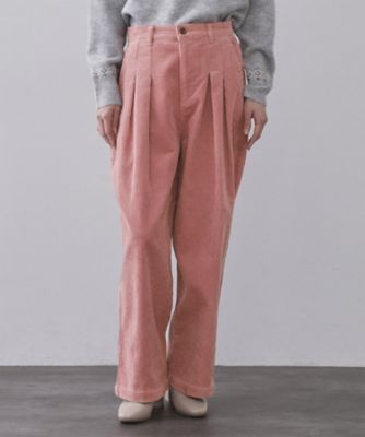 コーデュロイタックワイドパンツ【洗濯機OK】（2002588263
