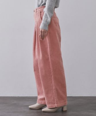 コーデュロイタックワイドパンツ【洗濯機OK】（2002588263