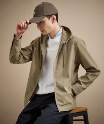 ナチュランで購入　ichi イチ　撥水加工コットンナイロンフードジャケット 撥水・洗える・シワになりにくい】 リランチェ（R） フードブルゾン