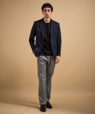銘品】播州織り ヘリンボン ストレートパンツ（2002588484