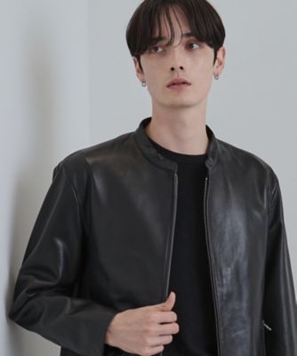 本革】ラムレザーシングルライダース（2002588663） | tk