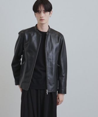 本革】ラムレザーシングルライダース（2002588663） | tk