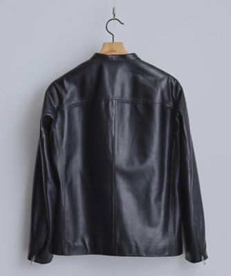 本革】ラムレザーシングルライダース（2002588663） | tk