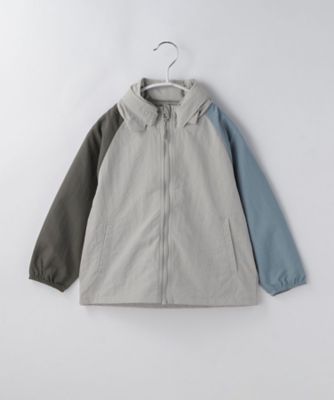 ＜THE SHOP TK (Baby&Kids)＞【１１０－１６０】配色ナイロンブルゾン（２００２５８８６６４）