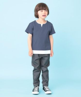 110－160】キーネックTシャツ（2002588690） | THE