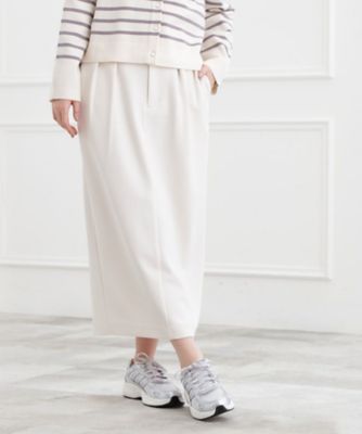 ＜GROVE (Women)＞カットツイルタックナロースカート（２００２５８８７０６）