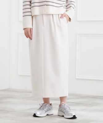 カットツイルタックナロースカート（2002588706） | GROVE