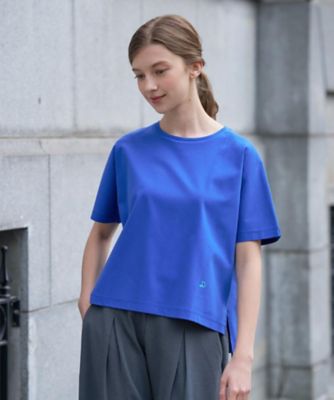 接触冷感／抗菌防臭／消臭】アイスクリアコットンドルマンTシャツ