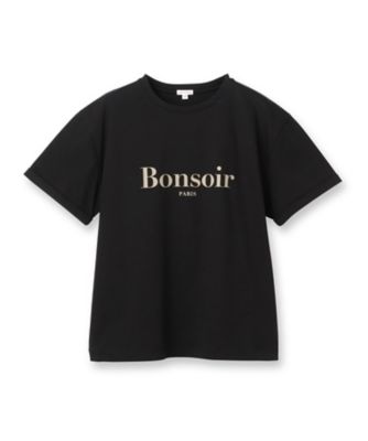 接触冷感／抗菌防臭／消臭】アイスクリアコットン Bonsoir ロゴ
