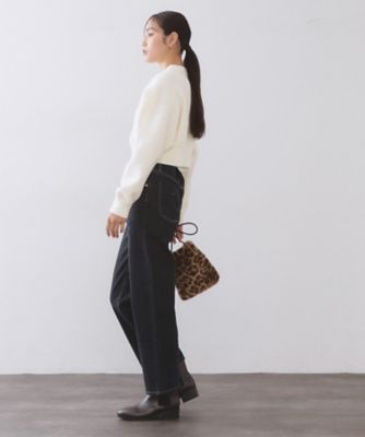 トップス ok サイド編地切替ニットトップス／セットアップ対応【洗濯機OK