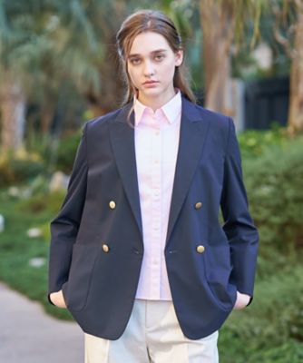 SEZANE ネイビー ダブルブレスト ブレザー　パリ店舗購入 ダブルブレストブレザー