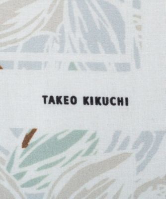 カカオ柄プリントハンカチ（2002589004） | TAKEO KIKUCHI