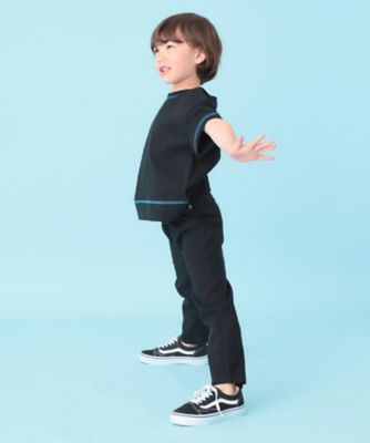 110－160】配色ステッチガゼットTEE（2002589240