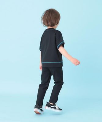 110－160】配色ステッチガゼットTEE（2002589240