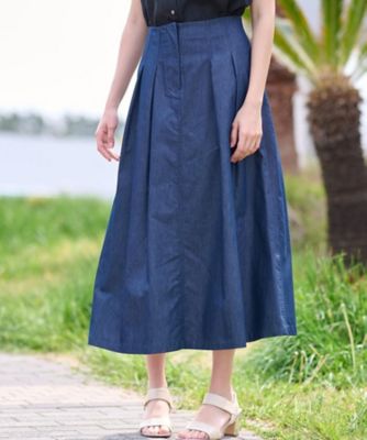 クールタッチタックデニムスカート（2002589292