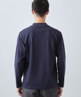 ジャケットインにもおすすめ】きれいめ長袖Tシャツ 洗濯機OK