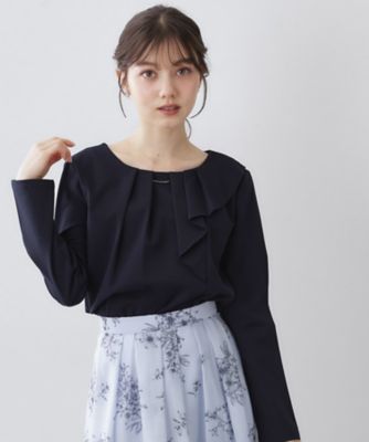 アシメタックフリルバートップス【洗濯機OK】（2002589388