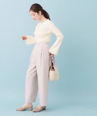 CFCLフレアスリーブニットHykeMamesacaiユナイテッドtomocab FLUTED MOHAIR TOP