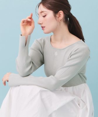 ドッキングバルーンロングフレアワンピース【洗濯機OK