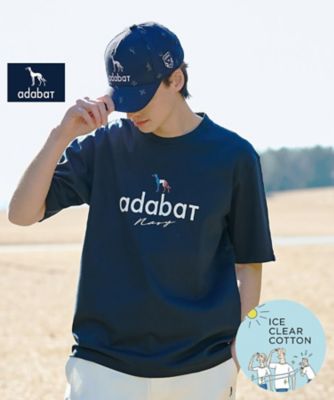 ADABAT NAVY】接触冷感／抗菌防臭／消臭 アイスクリア