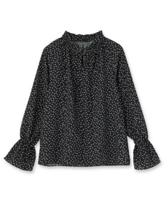 オールドイングランド シルク ランダムドットブラウス URBAN RESEARCH ROSSO｜『WEB/一部店舗限定』ウォッシャブルランダム