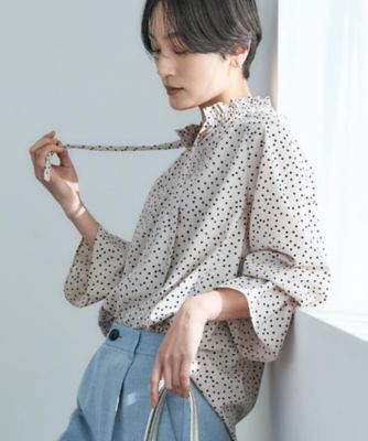 ドット　ブラウス ランダムドットブラウス（2002589580） | UNTITLED (Women