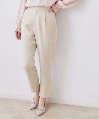 ＜COUTURE BROOCH (Women)＞パール調ボタンテーパードパンツ（２００２５８９６２２）