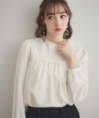 ichi*新品❤︎春物ブラウス 綿混素材春色ブラウス - ベルーナ【公式】