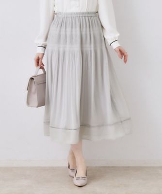 ＜COUTURE BROOCH (Women)＞マジョリカプリーツスカート（２００２５８９６２７）