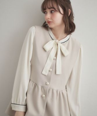 ＜COUTURE BROOCH (Women)＞【ハレの日・通勤】ＴＲダブルクロスジレ（２００２５８９６２９）