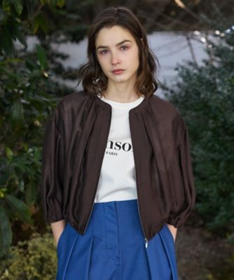 ＜DRESSTERIOR (Women)＞ウォッシャブルシアードロストブルゾン（２００２５８９７０３）